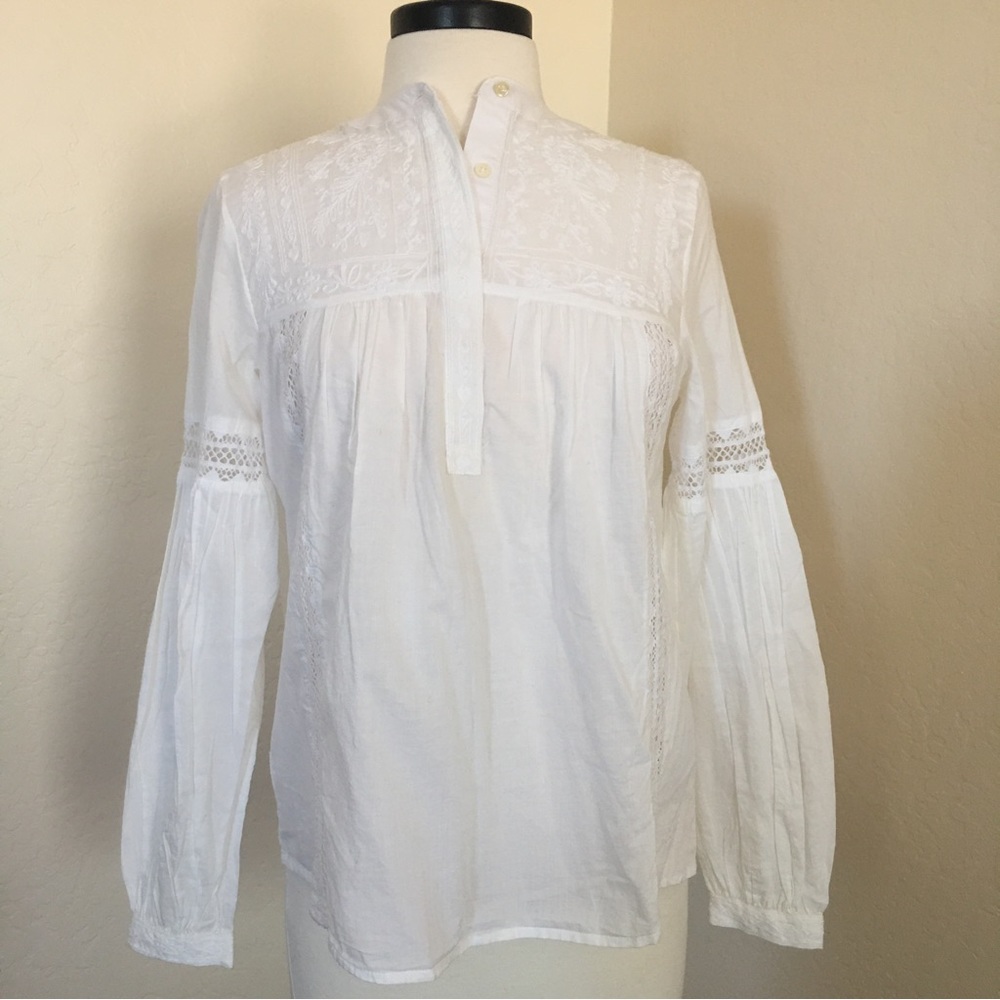 NWT White Ralph Lauren Blouse, Size S